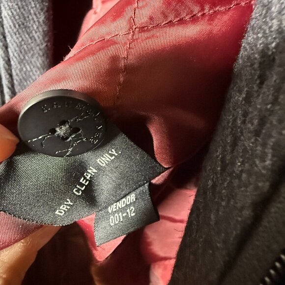 KANE & UNKE MEN'S Medium DK. Gray- FOLDAWAY HOOD MILITARY STYLE JACKET - Picture 6 of 11